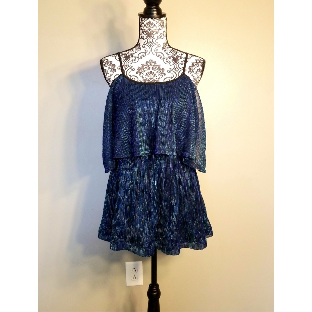 Metallic Mini Dress